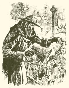 Anthony Trollope making a political speech by English School